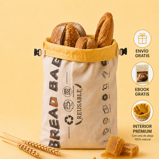 Bolsa con cera de abeja Antihumedad